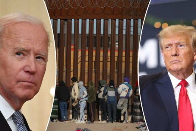 Latinos favor Trump over Biden on economy, support president shutting down border, poll finds