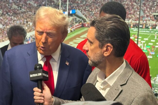 OutKick’s Clay Travis interviews Trump on epic SEC clash, state of race: ‘This is really big time football’