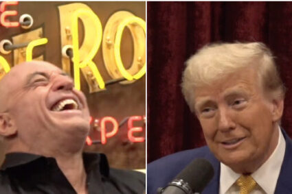 Joe Rogan, Trump Roast Kamala Abandoning Her Left-Wing Policies and Stealing Trump’s: ‘I’m Gonna Send Her a MAGA Cap’