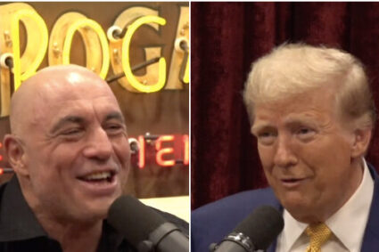 Trump Appears on ‘Joe Rogan Experience’ for Three-Hour Marathon Interview: ‘Could You Imagine Kamala Doing This?’