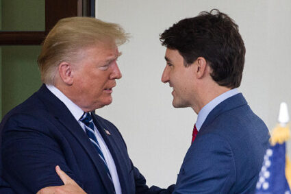 Report: Canadian Prime Minister Justin Trudeau Meets with Trump After Threat of 25% Tariff
